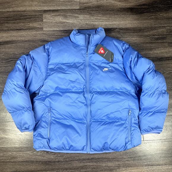Nike Sportswear Club Puffer Jacket Men’s Size XL Polar Blue FB7368-450 NWT - Picture 1 of 4